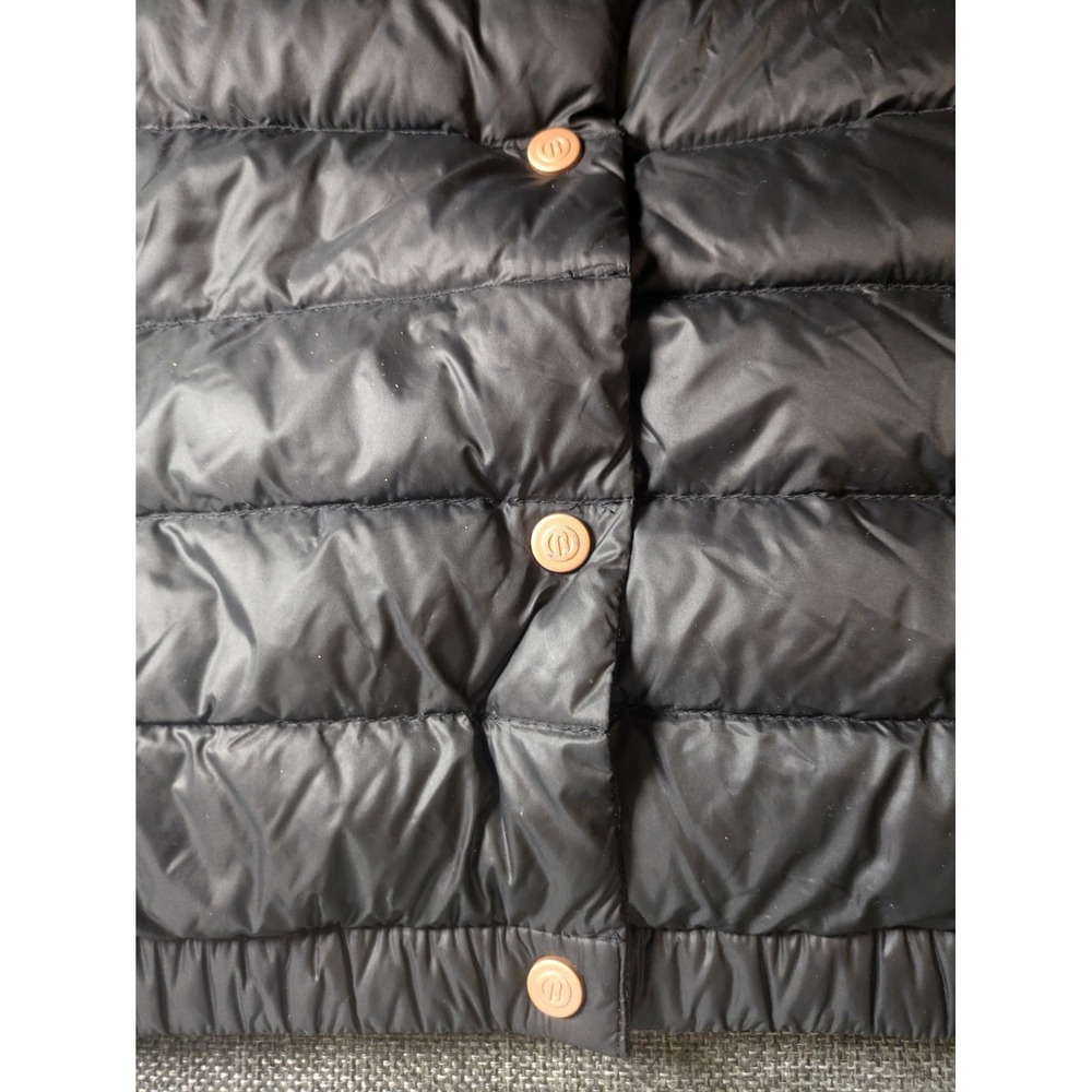 Bernardo Primaloft Quilted Puffer Jacket Womens Black XS Hooded Zip Down Coat - Picture 2 of 10